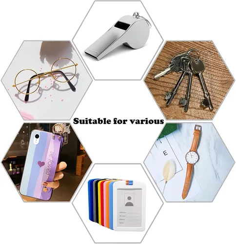 Miniatura 5 de POPLOPP 3 cordones para profesores para insignias de identificación y llaves, lindo cordón de silicona con cuentas para mujeres, enfermeras