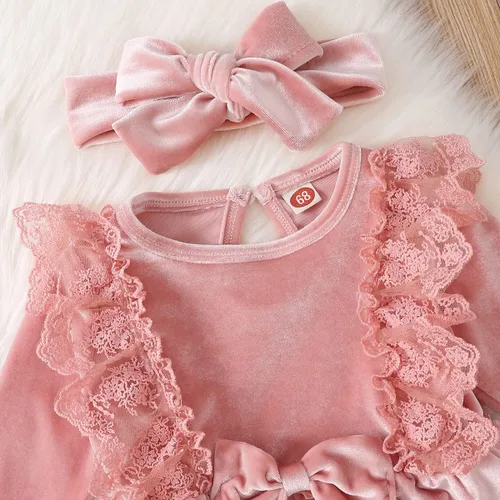Miniatura 46 de IDOPIP Vestido tutú de terciopelo para niñas pequeñas, vestido de manga larga para princesa, Navidad, cumpleaños, fiesta, boda, vestidos de otoño e