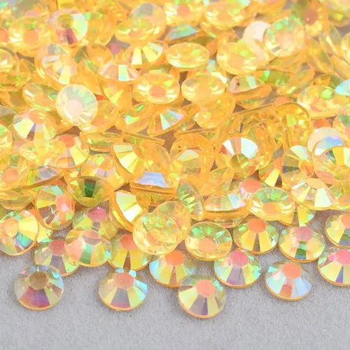 Miniatura 19 de 5000 diamantes de imitación de resina de 0.157 in, diamantes de imitación transparentes con parte trasera plana para manualidades, diamantes de Rosa