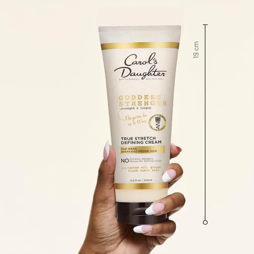 Miniatura 2 de Carol's Daughter Goddess Strength True Stretch Defining Hair Cream para ondas, espirales y rizos, crema definidora de rizos con aceite de ricino