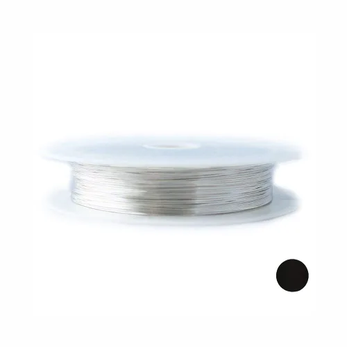 Miniatura 9 de CRAFT WIRE Calibre 18, alambre de plata de ley 925 (redondo), mitad duro, fabricado en Estados Unidos, 5 pies