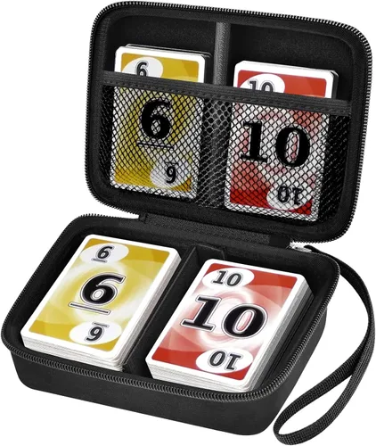 Funda compatible con tarjetas PM TCG/para SKYJO/para cinco coronas/para UNO/para cartas de juego de fase 10, organizador de almacenamiento de juegos