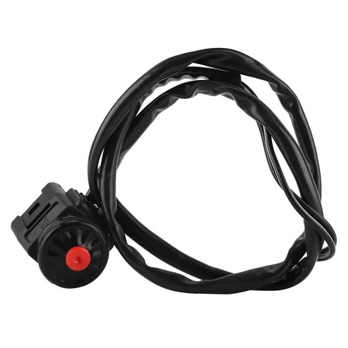Miniatura 6 de Interruptor de bocina de manillar de motocicleta de 7/8 pulgadas, 0.866 in, interruptor de luz de parada universal para motocicleta, bicicleta, ATV