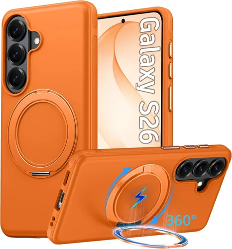 Miniatura 70 de Oterkin Funda para Google Pixel 10a con soporte magnético de giro de 360° [compatible con MagSafe] [antideslizante] [15 pies] a prueba de golpes