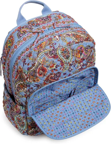 Miniatura 4 de Vera Bradley Mochila Campus de Algodón para Mujer, Provenza Paisley
