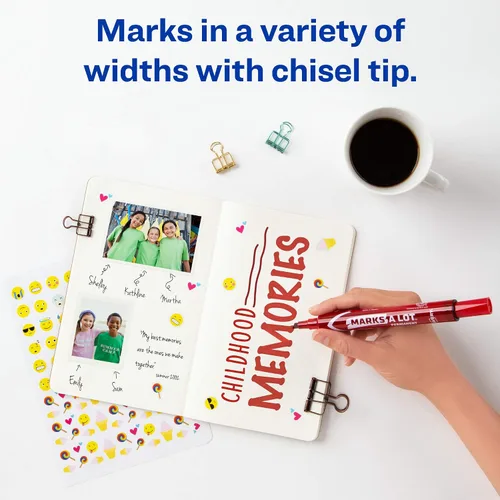 Miniatura 3 de Avery Marks-A-Lot - Marcador de punta de cincel grande