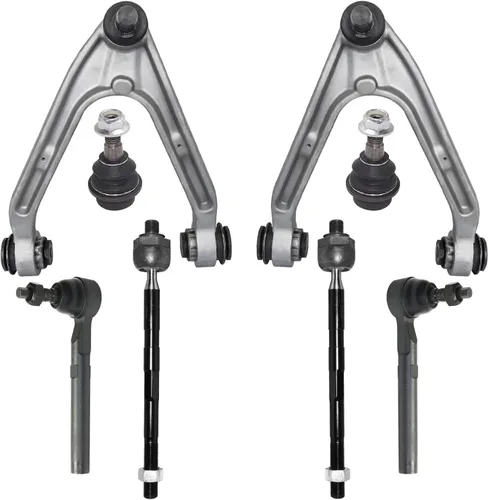 Miniatura 167 de Detroit Axle - Kit de brazos de control de extremo delantero de 8 piezas para Dodge Dakota 00-04, Durango 00-03, 4 brazos de control superior e