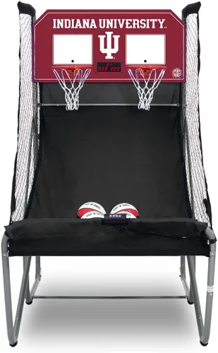 Pop-A-Shot - Home Dual Shot with NCAA Graphics l Sensor Scoring l 16 Game Modes l 7 Balls l Foldable Storage l for All NCAA Fans