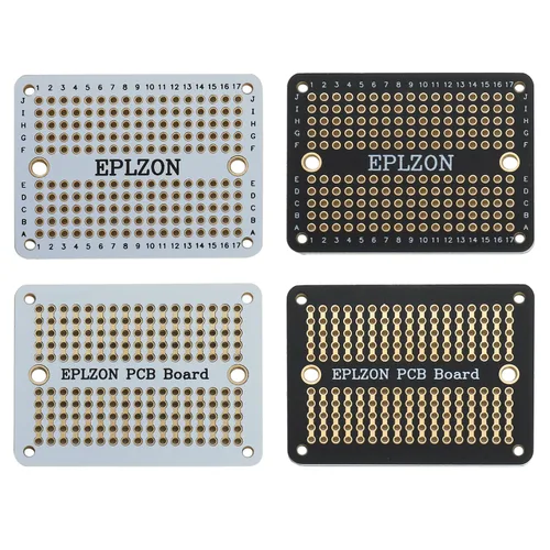 Miniatura 5 de Placa de Pruebas Soldable Mini Placa PCB Chapada en Oro Placa de Pruebas de Soldadura para Proyectos de Electrónica DIY Aplicable a Proyectos