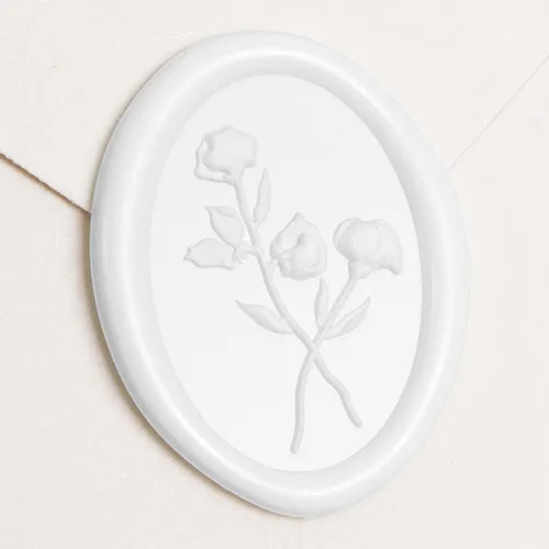 Miniatura 17 de UNIQOOO Adhesivos de sello de cera – (3 diseños en 1 unidad) para invitación de boda, 60 calcomanías autoadhesivas, perfectas para invitación