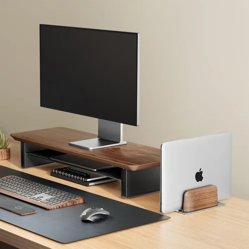 Miniatura 3 de UPERGO Soporte vertical para computadora portátil, soporte para computadora portátil para acoplar MacBook, MacBook Pro y otras computadoras
