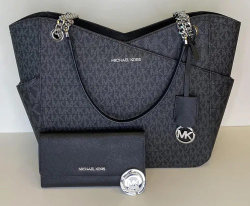 Miniatura 2 de Michael Kors Jet Set - bolsa de hombro para viaje con cadena grande cartera triple Michael Kors Jet Set