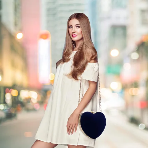 Miniatura 5 de Bolso de mano de terciopelo para mujer, bolso de hombro vintage para mujer, elegante bolso para boda de noche