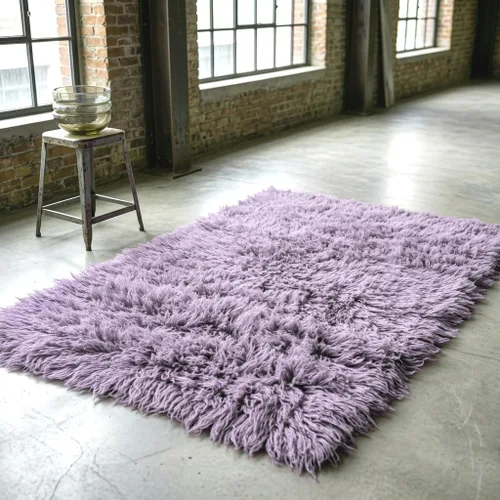 Miniatura 4 de Alfombras Flokati súper gruesas, colores populares, tamaño 3 x 5, pelo largo de lana de 3.5 pulgadas, felpa de 105.82 oz/m², excelente calidad
