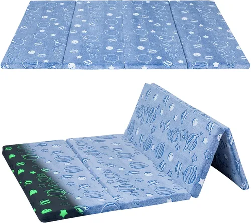 Miniatura 15 de MeMoreCool Colchón de Piso para Niños, Tapete de Juego Tapete Muscular Grande 6x4 Pies, Colchón Futon de Espuma Engrosada para Sala de Juegos, Gris