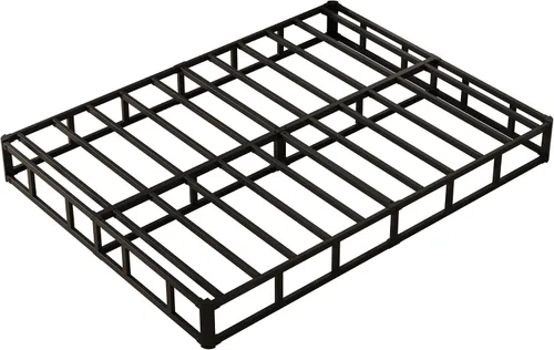 Miniatura 9 de Maenizi Somier de 9 pulgadas para cama Queen, base de cama de metal resistente con funda de tela, base de colchón, fácil montaje, sin ruido
