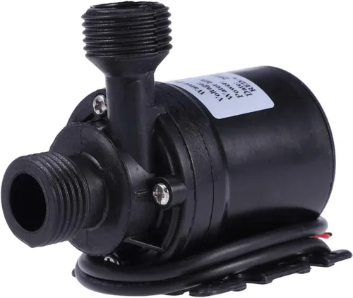 Baluue DC 12V Bomba de agua sumergible sin escobillas Bomba de agua ultra silenciosa 800L/H 5M para estanque de peces, acuarios, fuentes, picos,