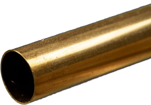 Miniatura 20 de K & S PRECISION METALS 8126 3PK3/32 x 12 BRS RND Tubo, paquete de 3, latón