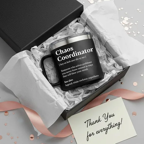 Miniatura 7 de WECACYD Regalos del coordinador del caos - Regalos de cumpleaños, Navidad, agradecimiento para mujeres, dama jefa, compañeras de trabajo