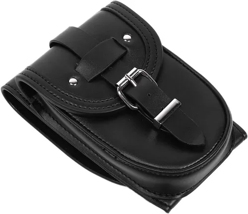 Miniatura 6 de Cubierta del tanque de combustible para motocicleta, bolsa de panel de piel sintética, accesorio para XL 883 1200 con 45 galones de cacahuete bolsa