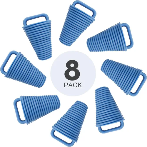 Miniatura 11 de Kit de 8 tapones para kayak, tapones de goma termoplástica, orificios de drenaje, tapón con mango Verde afortunado-8piezas-Large