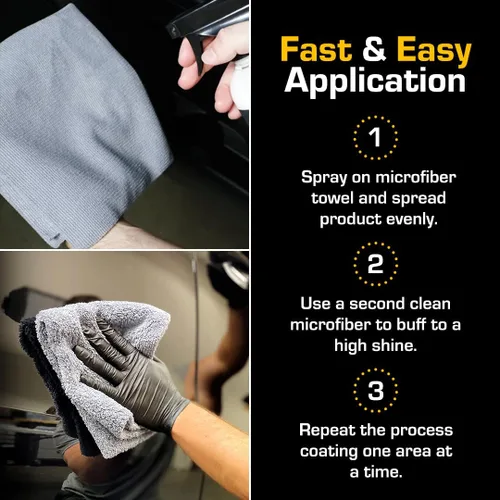 Miniatura 7 de Ethos Ceramic Speed Wax - Revestimiento de cerámica para automóviles - Spray de cera de automóvil con revestimiento de cerámica - Pulido de cera