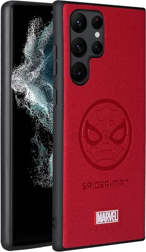 Miniatura 2 de Funda para Galaxy S22 Ultra 5G, con personaje de superhéroe para Samsung Galaxy S22 Ultra, funda de piel roja