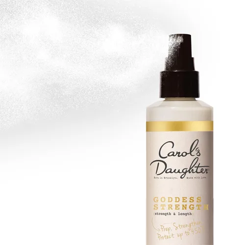Miniatura 3 de Carol's Daughter Goddess Strength - Acondicionador sin enjuague para cabello rizado, natural, protector de calor hidratante con aceite de ricino, 11