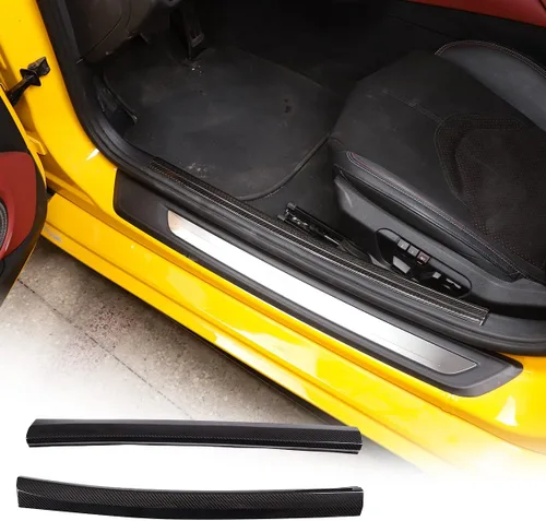 YIWANG 100% fibra de carbono real para Toyota Supra GR A90 A91 MK5 2019-2022 Control central del interior del automóvil y accesorios de decoración