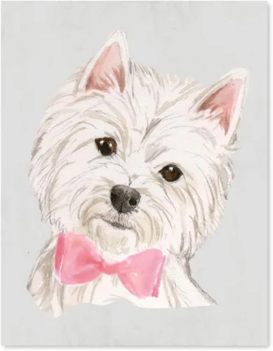 Miniatura 53 de Andaz Press Póster impreso para pared de perro, 8.5 x 11 pulgadas, Shih Tzu en lazo rosa, 1 paquete, regalo de cumpleaños de Navidad, sin marco
