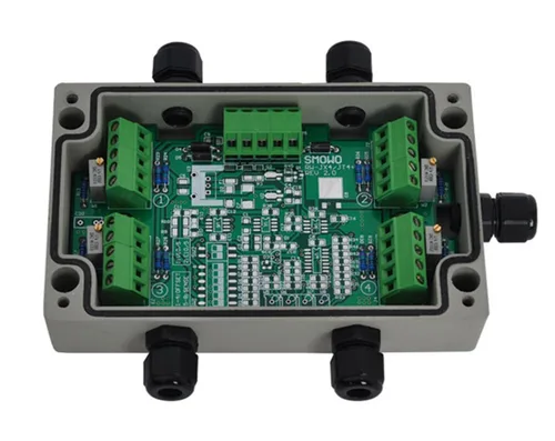 Miniatura 2 de CGOLDENWALL Canales multi del camino 4 de la caja de conexiones de suma del sensor de la célula de carga RW-JX4A