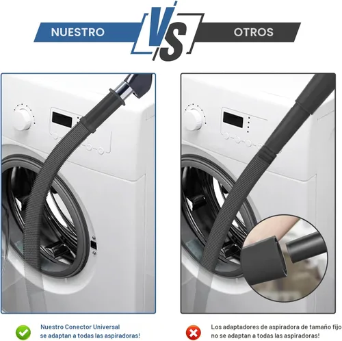 Miniatura 3 de PetOde Kit de limpiador de ventilación de secadora de 2 piezas compatible con la mayoría de aspiradoras, cepillo de pelusa de secadora y accesorio