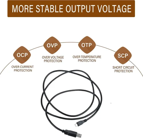 Miniatura 3 de Digipartspower Micro USB Power Cord Lead Charging Cable for Pokanic C6 Shower Potable Speaker
