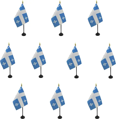 Miniatura 21 de AZ FLAG Bandera de mesa Ontario de 4 x 6 pulgadas, bandera de escritorio de Canadá - Región Canadiense de Ontario 5.9 x 3.9 in - Tapa de lanza