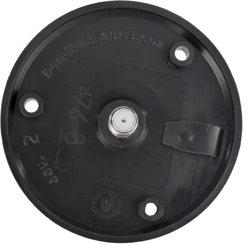 Miniatura 5 de RecPro Placa de TV por cable RV Conector de cable coaxial Opción en blanco o negro 1 o 2 opciones (negro, 1 toma) Fabricado en Estados Unidos