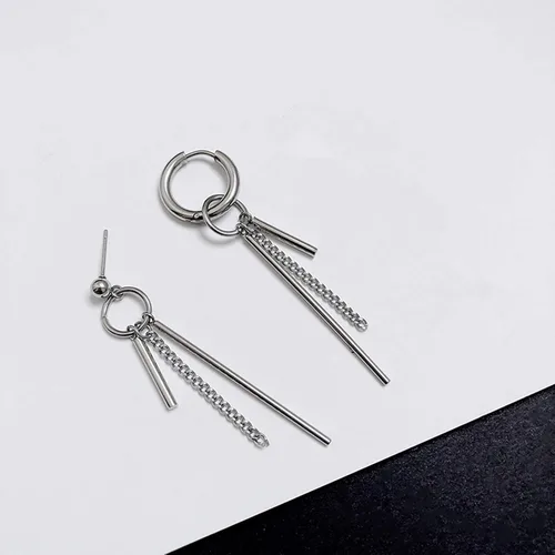 Miniatura 5 de Mshion Stud Stainless Steel Earrings for Womens Mens Holiday Gifts
