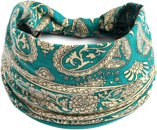 Miniatura 98 de K-Elewon Paquete de 3 diademas elásticas anchas para mujer, bandas para el cabello para yoga, deportes
