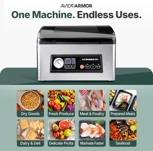 Miniatura 7 de Avid Armor - Cámara de sellado al vacío modelo USV32 Ultra Series, perfecto para alimentos ricos en líquidos incluyendo carnes frescas, adobos