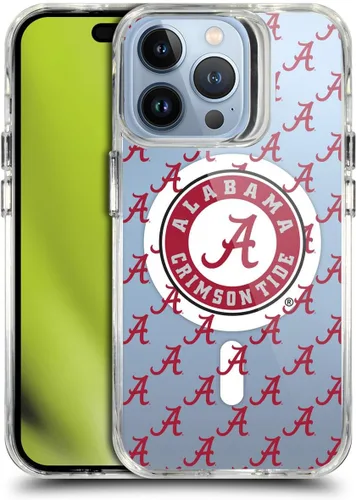 Miniatura 304 de Head Case Designs Funda de gel suave con licencia oficial de la Universidad de Alabama UA Collage compatible con Apple iPhone 13 Pro Max