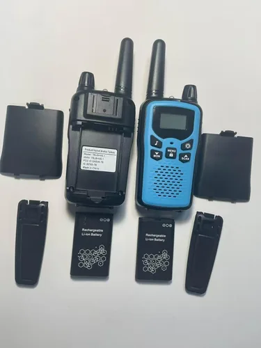 Miniatura 8 de Walkie Talkies para adultos de largo alcance, Walkie Talkie recargable, 22 canales FRS, radios bidireccionales con reducción de ruido, ajuste