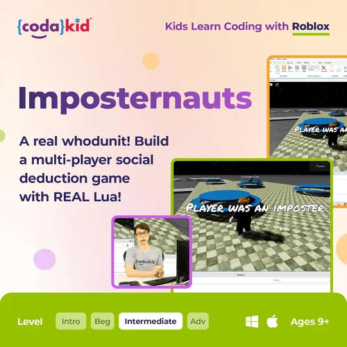 Miniatura 8 de CodaKid Roblox Coding, Award-Winning, Coding for Kids, Ages 9+ with Online Mentoring Assistance, Learn Computer Programming and Code Fun Games with