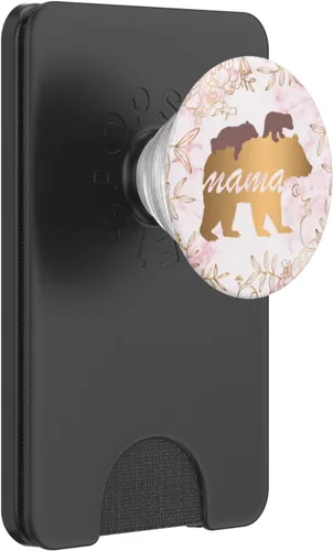 Miniatura 8 de Mama Bear Pop Socket 2 Cubs Marble Pink Gold Mothers Gifts - PopSockets Grip and Stand for Phones and Tablets