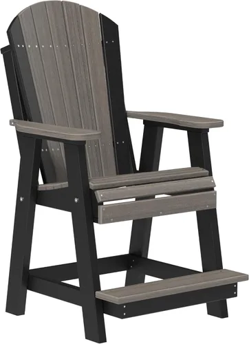 Miniatura 23 de LuxCraft Silla Balcón - Altura del mostrador - Aruba sobre Negro