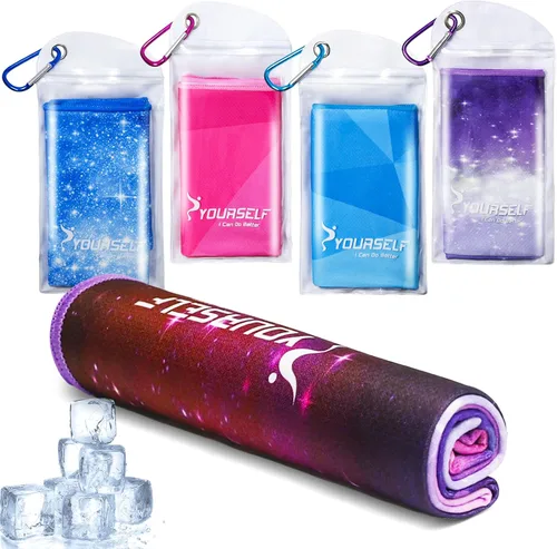 Miniatura 10 de Toalla refrigerante Syourself para un alivio instantáneo: toalla refrescante de 40 pulgadas x 12 pulgadas para jugar bolos o hacer ejercicio o yoga