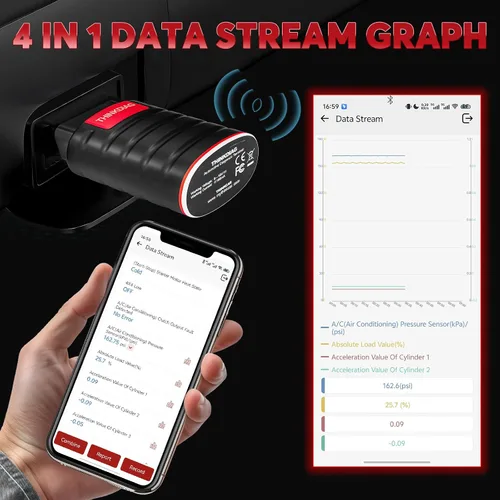 Miniatura 6 de escáner Bluetooth Thinkdiag OBD2, herramienta de escaneo bidireccional para todos los sistemas, herramientas de diagnóstico de nivel OE