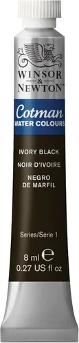Miniatura 96 de Acuarela Cotman, tubo de 0.27 oz, color carmesí alizarina Gris de Payne