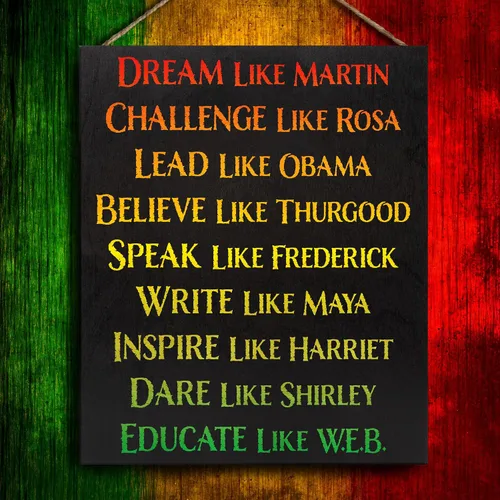 Miniatura 5 de JennyGems Regalos del mes de la historia negra, decoraciones del mes de la historia negra, arte de pared afroamericano, personas influyentes