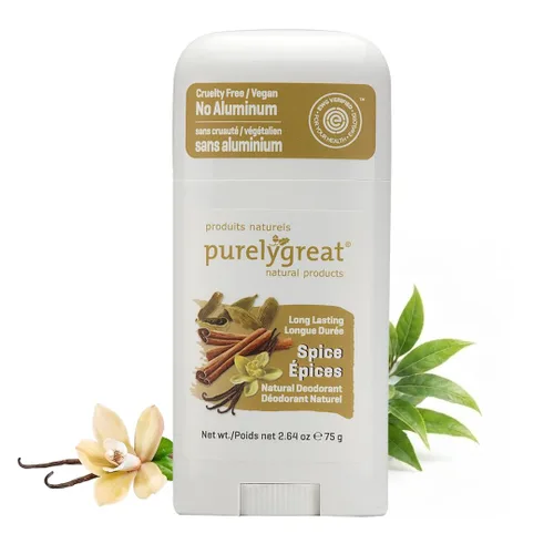 Miniatura 8 de Purelygreat Desodorante natural en barra para mujeres y hombres con aroma floral Esencial de higiene apta para viajes Desodorante limpio sin