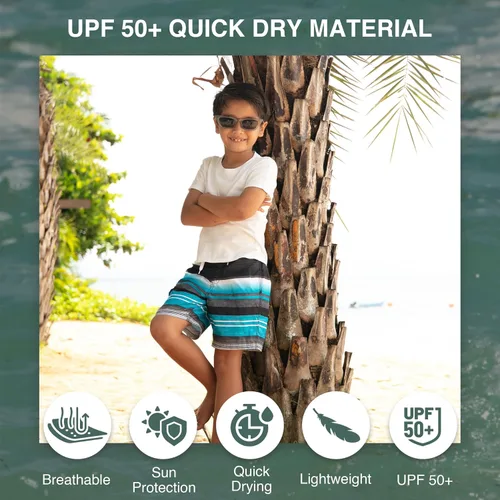 Miniatura 2 de Kanu Surf Traje de baño Echo Quick Dry UPF 50+ para niños