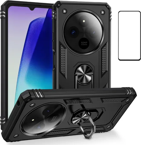 Miniatura 51 de Funda para Xiaomi redmi Note 12 Pro Plus 5G con protector de pantalla, soporte delgado protección militar a prueba de golpes Armor Defender Funda